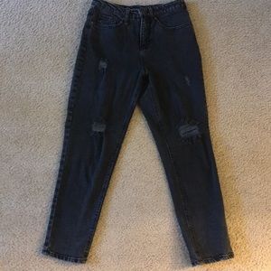 Vintage black mom jeans